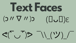 Text Faces